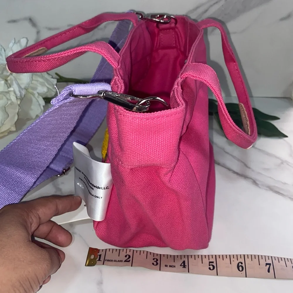 NWT Peanuts Sally Brown Pink Purse Hand & Crossbody Strap - Picture 15 of 17